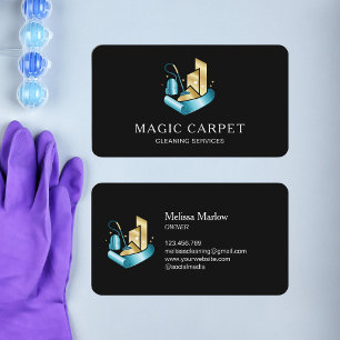 Carte De Visite Nettoyage professionnel de tapis et de sols