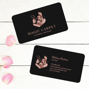 Carte De Visite Nettoyage professionnel de tapis et de sols