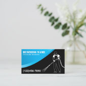 Carte De Visite Nettoyage professionnel du lavage de pression (Debout devant)