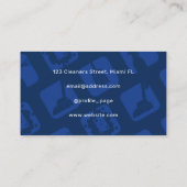 Carte De Visite Nettoyage professionnel moderne (Dos)