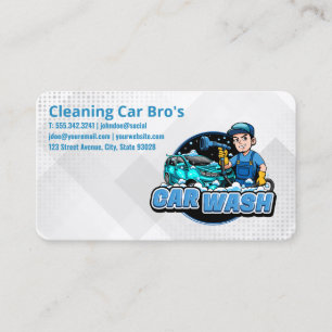 Carte De Visite Nettoyant de lavage de voiture Services automobi