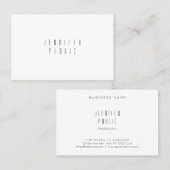 Carte De Visite Nettoyer Elegant Design Professionnel Modèle Moder (Devant / Derrière)
