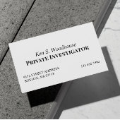 Carte De Visite Nettoyer noir blanc foncé