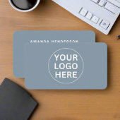 Carte De Visite Nettoyer simple Dusty Blue Professional