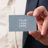 Carte De Visite Nettoyer simple Dusty Blue Professional