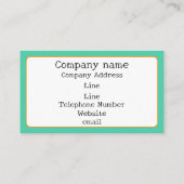 Carte De Visite Nettoyer un éleveur de chiens simple (Dos)