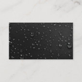 Carte De Visite Nettoyeur à lave-pression noir à lave-linge Jaune (Dos)