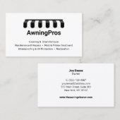 Carte De Visite Nettoyeur d'ailes (Devant / Derrière)