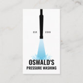 Carte De Visite Nettoyeur d'alimentation du lave-linge à pression (Devant)