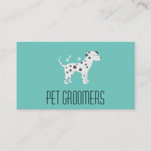 Carte De Visite Nettoyeur de chiens Groomer Services animaux