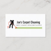 Carte De Visite Nettoyeur de tapis (Devant)
