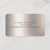 Carte De Visite Nettoyeur de vide de parties scintillant, Balles,  (Dos)