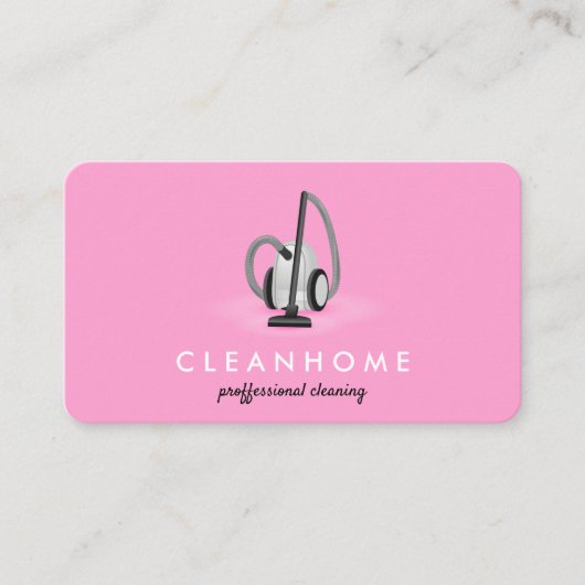 Carte De Visite Nettoyeur de vide Maison de nettoyage à domicile G (Devant)