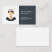 Carte De Visite Nettoyeur domestique | Maids (Devant / Derrière)