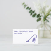 Carte De Visite Nettoyeur professionnel de tapis (Debout devant)