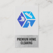 Carte De Visite Nettoyeurs à domicile | Maid | Bouteille de vapori (Devant)