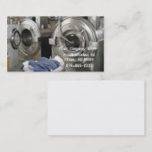 Carte De Visite Nettoyeurs à sec ou blanchisserie (Devant / Derrière)