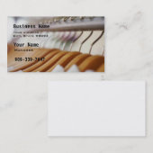 Carte De Visite Nettoyeurs à sec ou blanchisserie (Devant / Derrière)