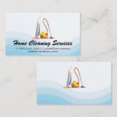 Carte De Visite Nettoyeurs de vide | Services de nettoyage (Devant / Derrière)