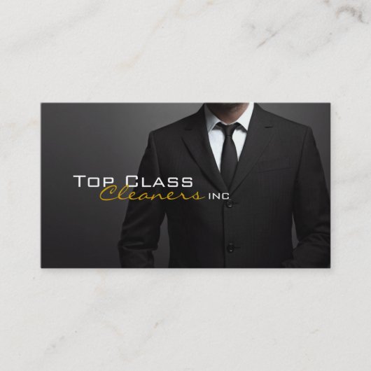 Carte De Visite Nettoyeurs Inc./Nettoyage à sec (Devant)