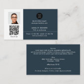 Carte De Visite Networking immobilier QR code photo professionnell (Devant / Derrière)