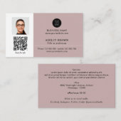 Carte De Visite Networking immobilier QR code photo professionnell (Devant / Derrière)