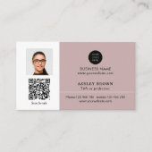 Carte De Visite Networking immobilier QR code photo professionnell (Devant)