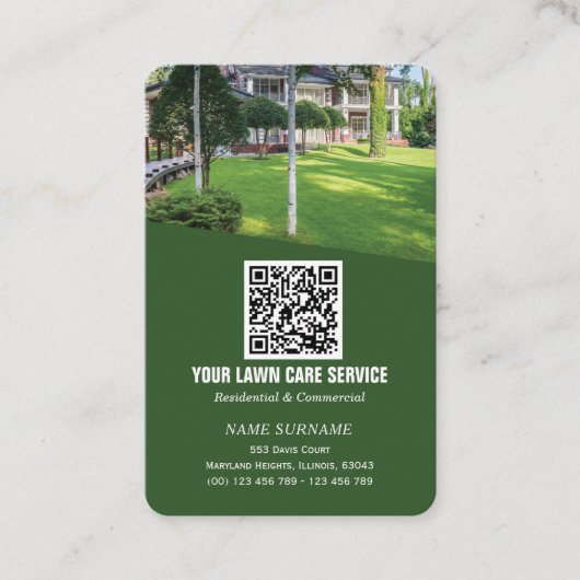 Carte De Visite Networking QR code Lawcare vertical Business Car (Devant)