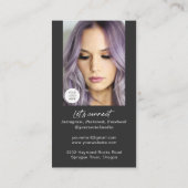 Carte De Visite Networking QR code maquillage artiste verticale ph (Dos)