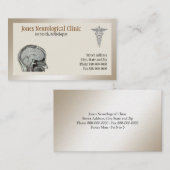 Carte de visite neurologue (Devant / Derrière)