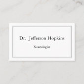 Carte de visite Neurologue classique (Devant)