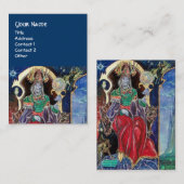 Carte De Visite NEUROMANCER bleu (Devant / Derrière)