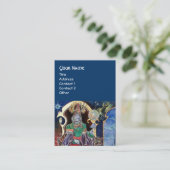 Carte De Visite NEUROMANCER bleu (Debout devant)