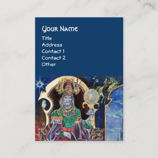 Carte De Visite NEUROMANCER bleu (Devant)