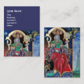 Carte De Visite NEUROMANCER bleu (Devant / Derrière)