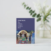 Carte De Visite NEUROMANCER bleu (Debout devant)