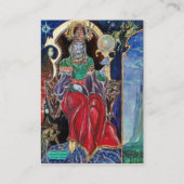 Carte De Visite NEUROMANCER gris rouge bleu vert blanc noir (Dos)