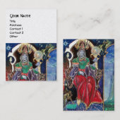 Carte De Visite NEUROMANCER métallisé or (Devant / Derrière)