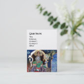 Carte De Visite NEUROMANCER or métallique (Debout devant)