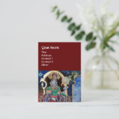 Carte De Visite NEUROMANCER, Roi magique Bleu Rouge (Debout devant)