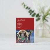 Carte De Visite NEUROMANCIER, bleu rouge (Debout devant)