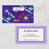 Carte De Visite Neurones Et Glia (Devant / Derrière)
