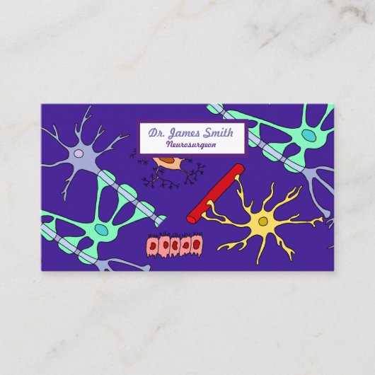 Carte De Visite Neurones Et Glie (Devant)
