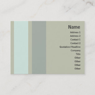 Carte De Visite Neutralité - potelée