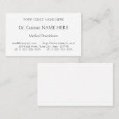 Carte de visite neutre, professionnel (Devant / Derrière)