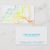 Carte De Visite new york chill flou (Devant / Derrière)