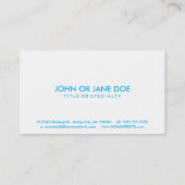 Carte De Visite new york chill flou (Dos)