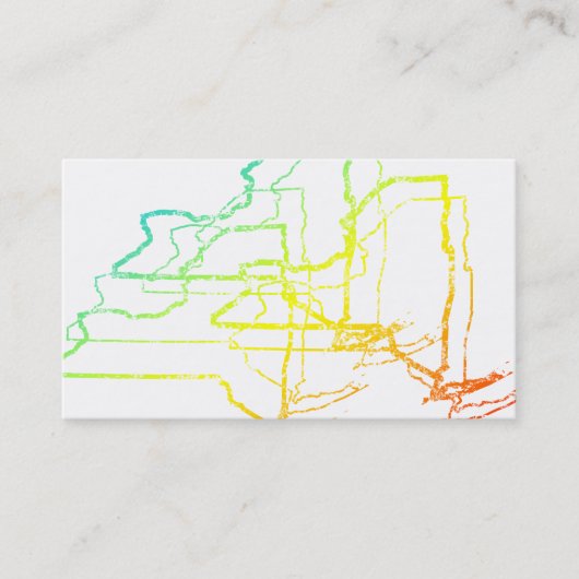 Carte De Visite new york chill flou (Devant)