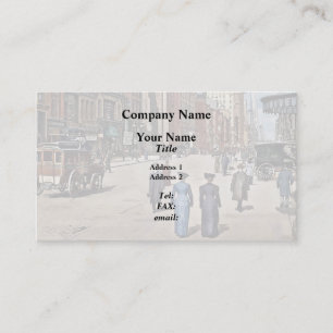 Carte De Visite New York, NY – Cinquième Avenue en montant depuis