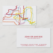 Carte De Visite new york pride flou (Devant / Derrière)